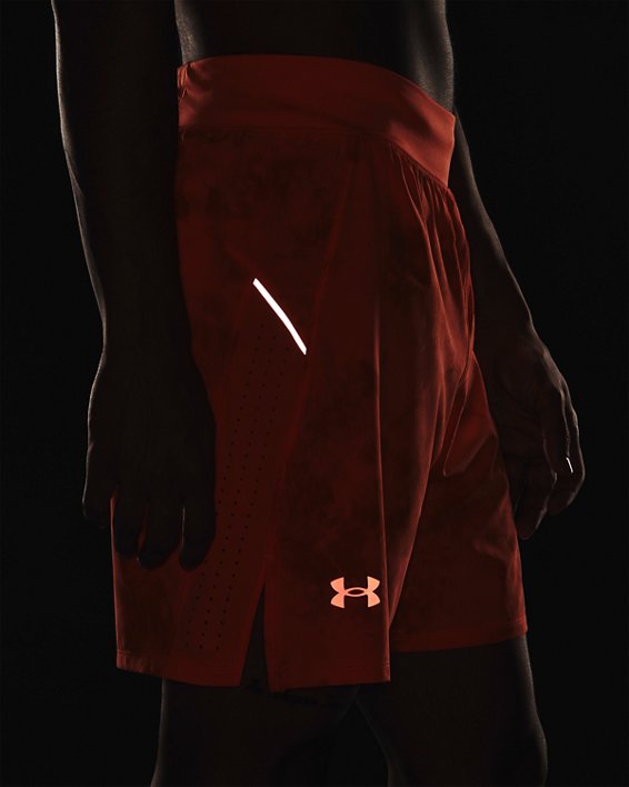 Men's UA Launch Elite 7'' Shorts, Orange, pdpMainDesktop image number 4